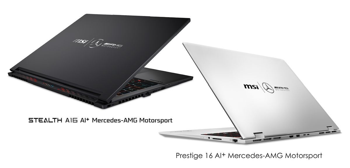 MSI Stealth A16 AI+ i Prestige 16 AI+ Mercedes-AMG Motorsport