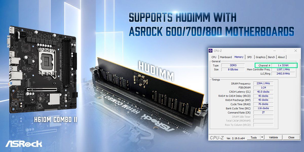 ASRock - DDR5 HUDIMM