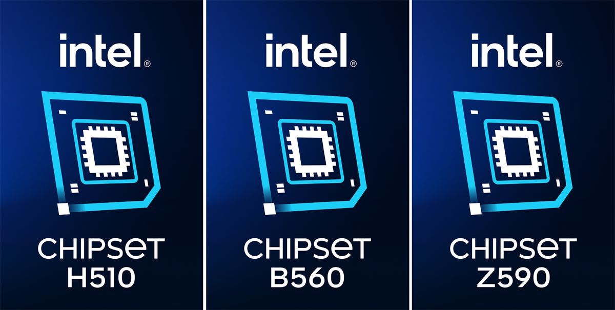 Intel H510, B560, Z590 - chipsety