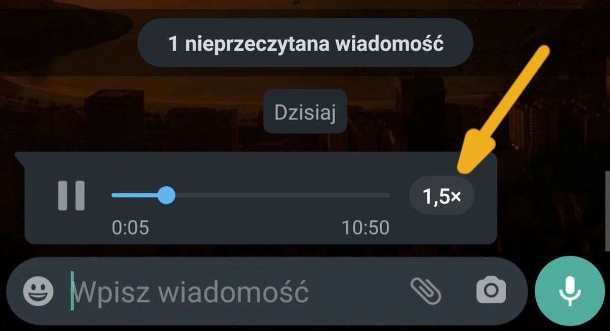 WhatsApp prędkość