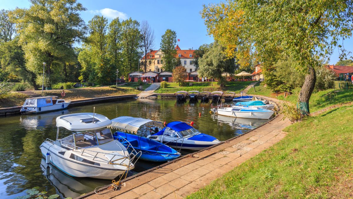 Przystań zamkowa w Pułtusku.