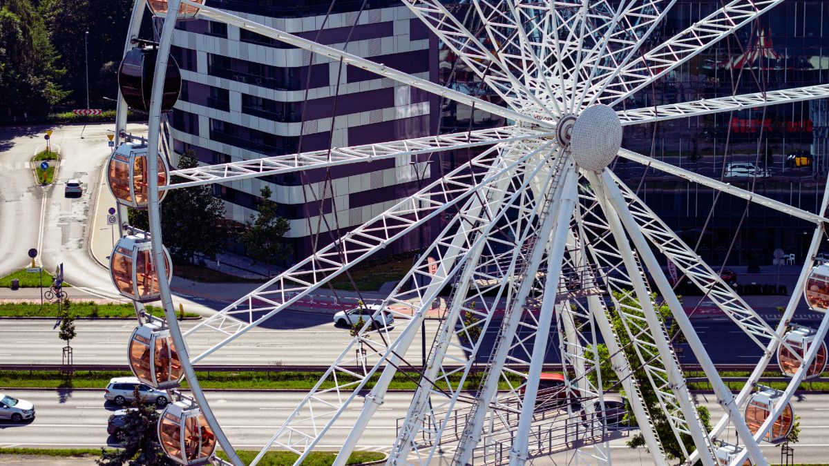 Koło widokowe Kraków Eye. 