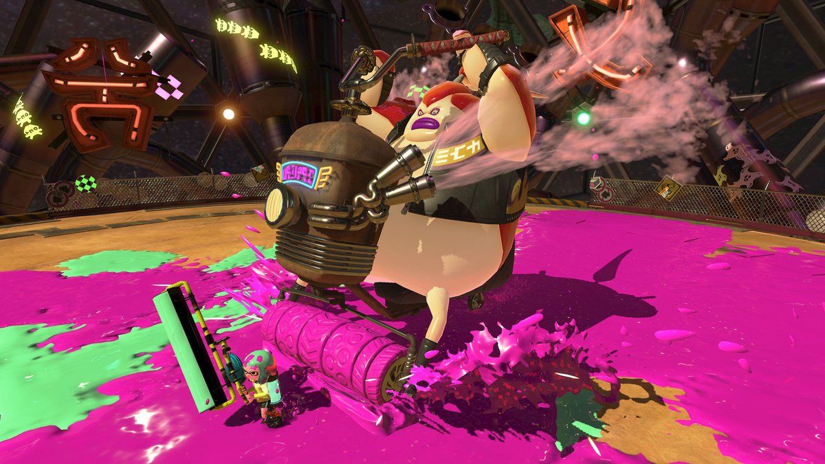 Splatoon 2 - walka z bossem