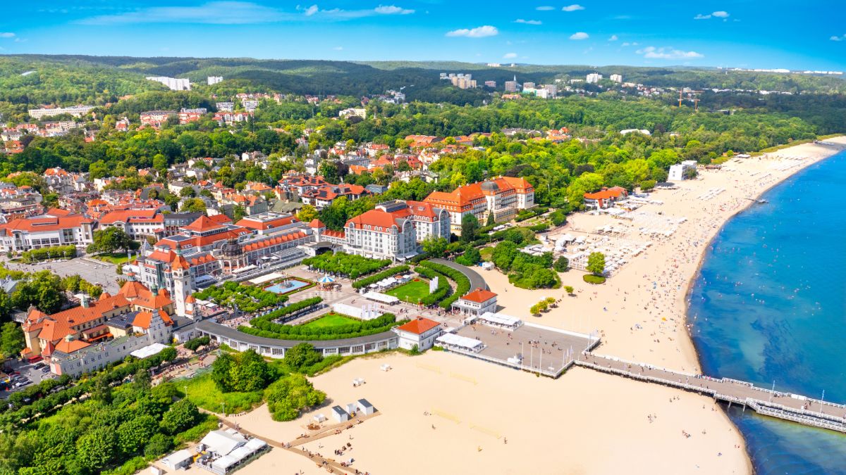 Sopot z lotu ptaka