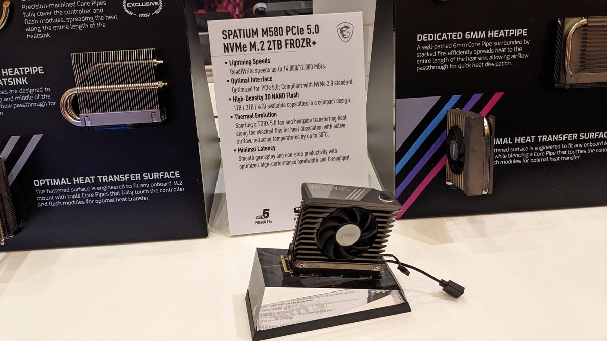 MSI Spatium M580 Frozr+