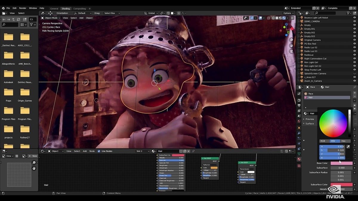 RTX Studio w Blenderze
