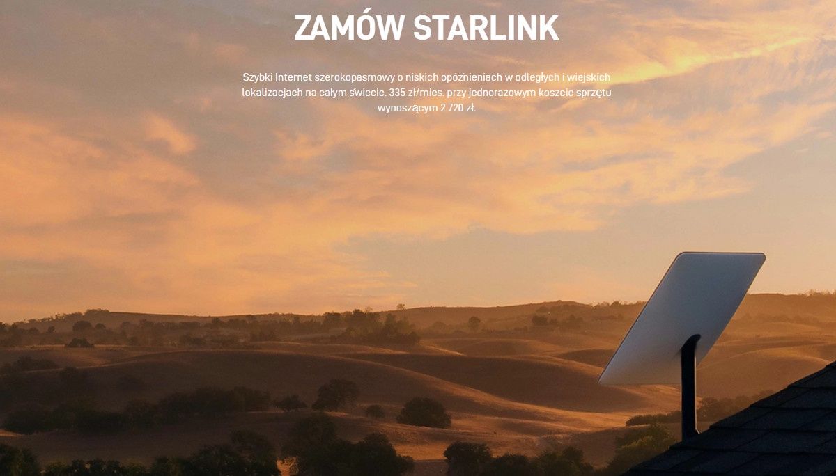 Starlink cena