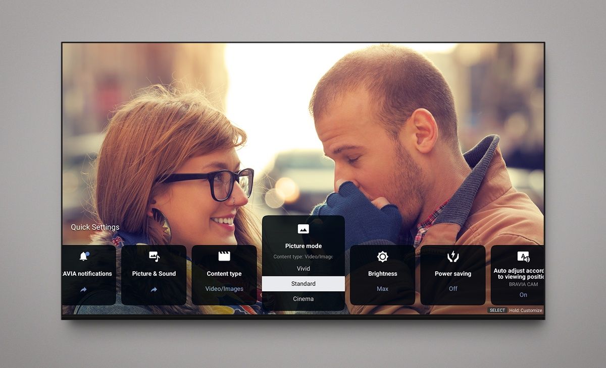 sony x90l menu