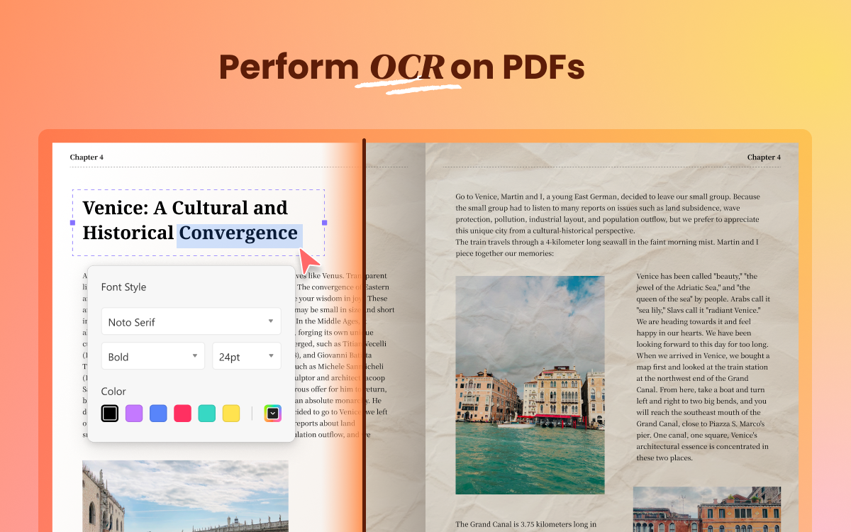 perform ocr on pdfs