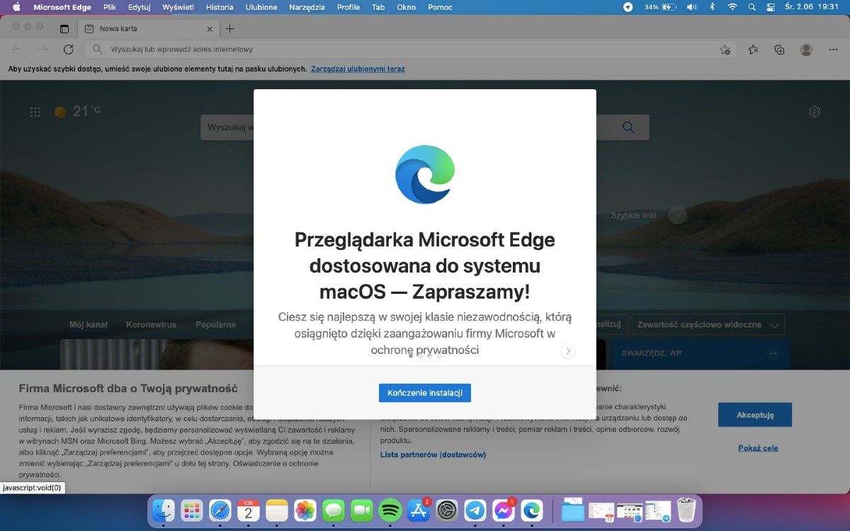 Microsoft Edge - instalacja
