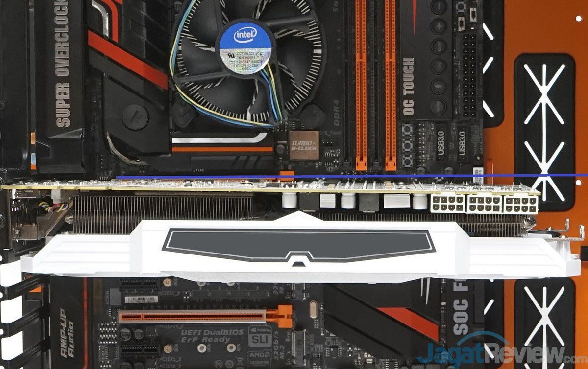 Gigabyte GA-Z170X SOC Force - naprężenie karty graficznej