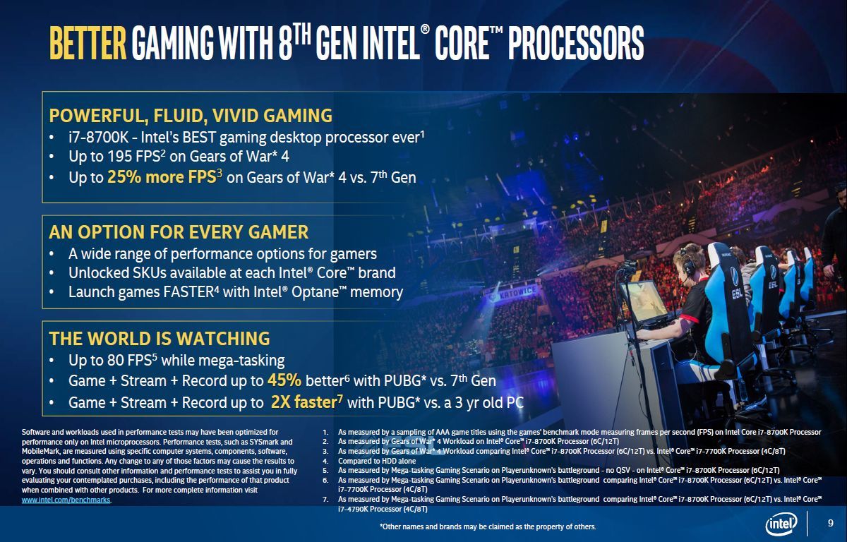 Intel Core 8. gen - Coffee Lake