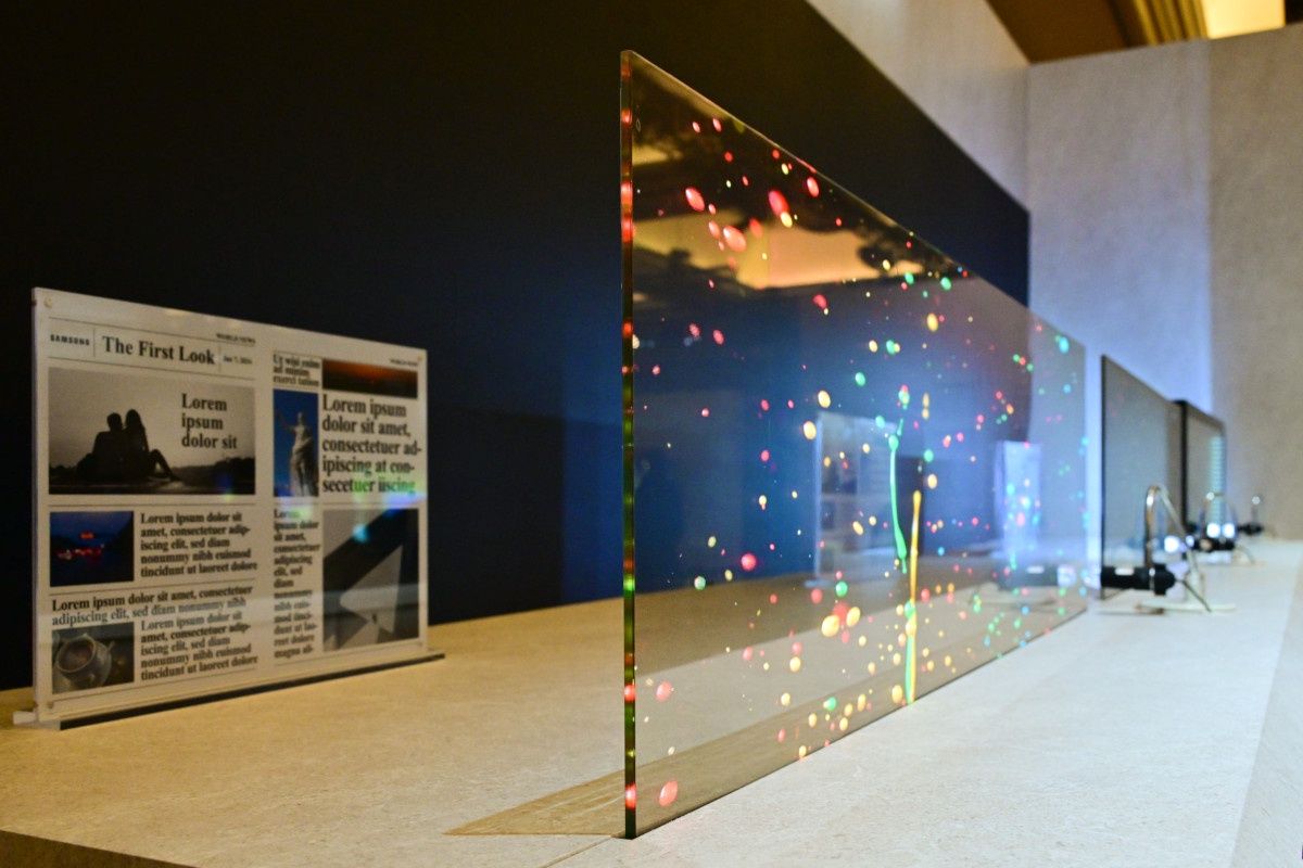 Samsung Micro LED transparent