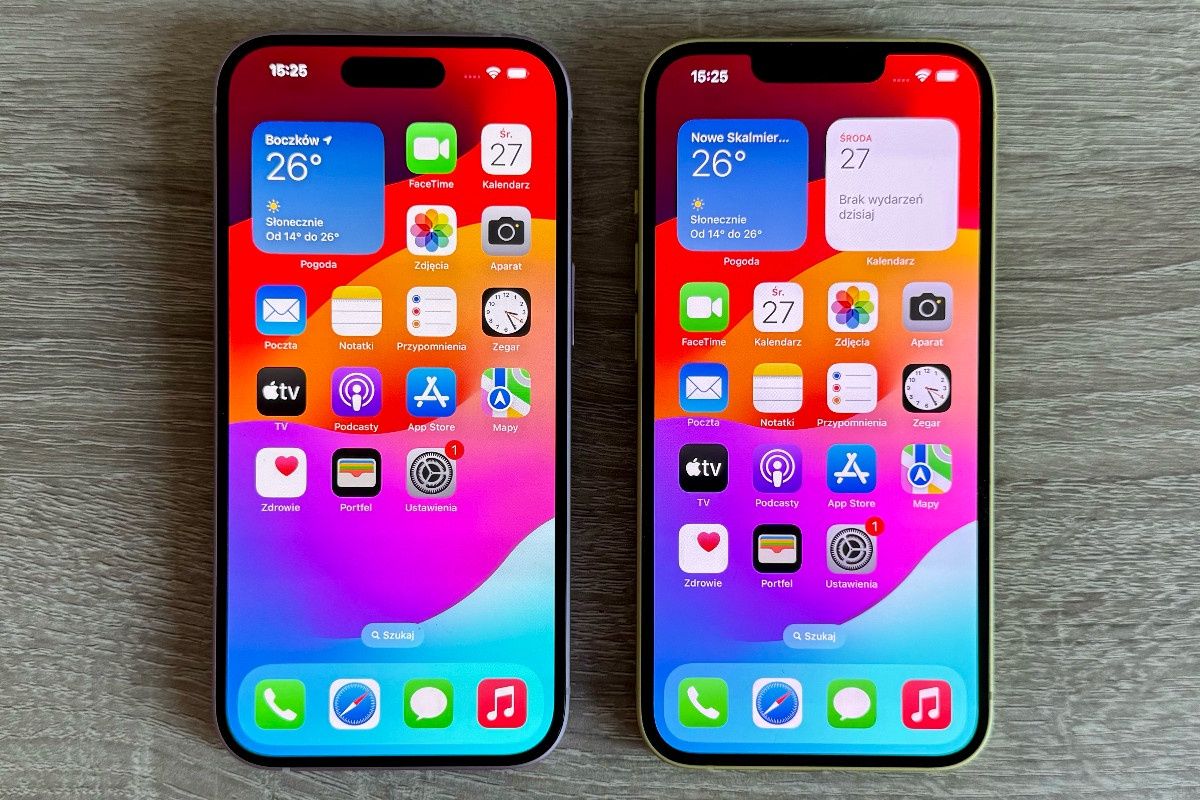 iPhone 15 i iPhone 14