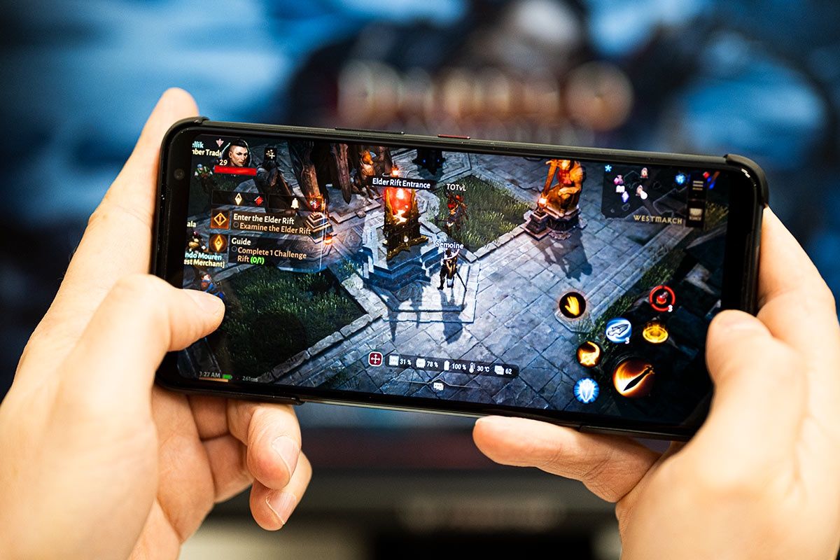 Diablo Immortal na smartfonie ASUS ROG Phone 3