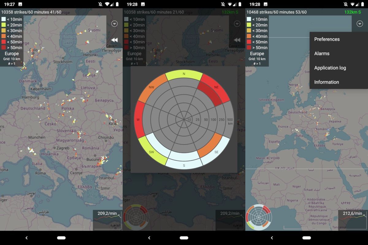 Blitzortung Lightning Monitor