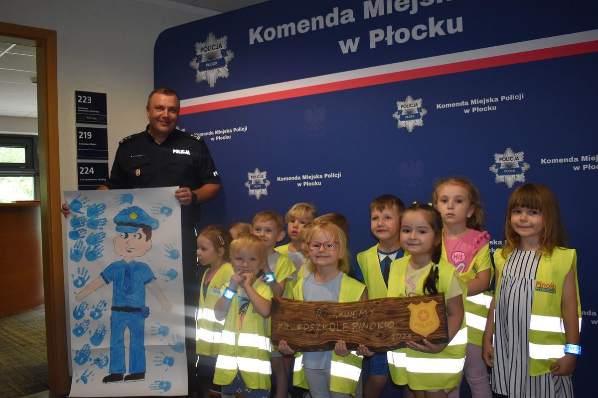 Wizyta w Komendzie Miejskiej Policji w Płocku 