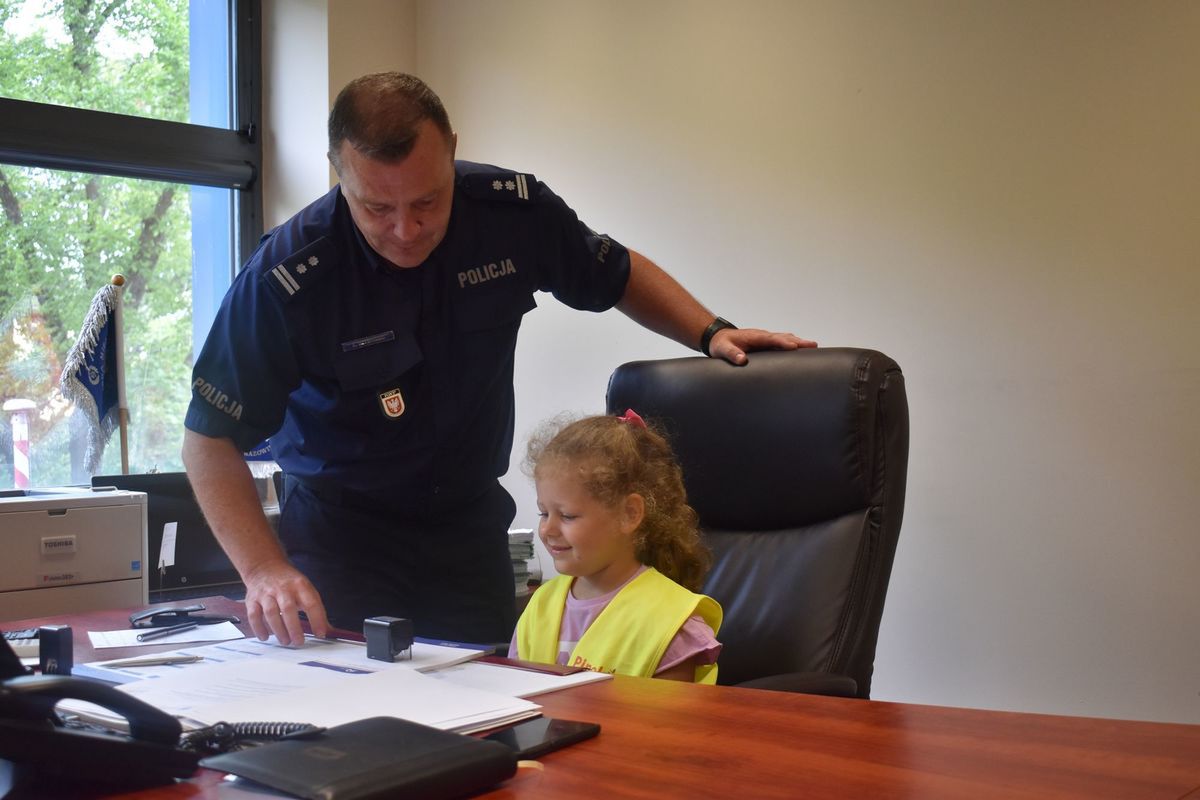 Wizyta w Komendzie Miejskiej Policji w Płocku 