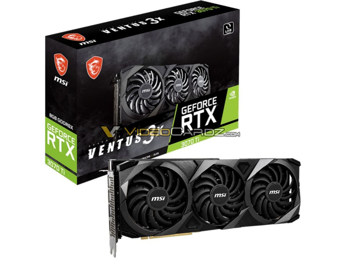 MSI GeForce RTX 3070 Ti Ventus 3X OC