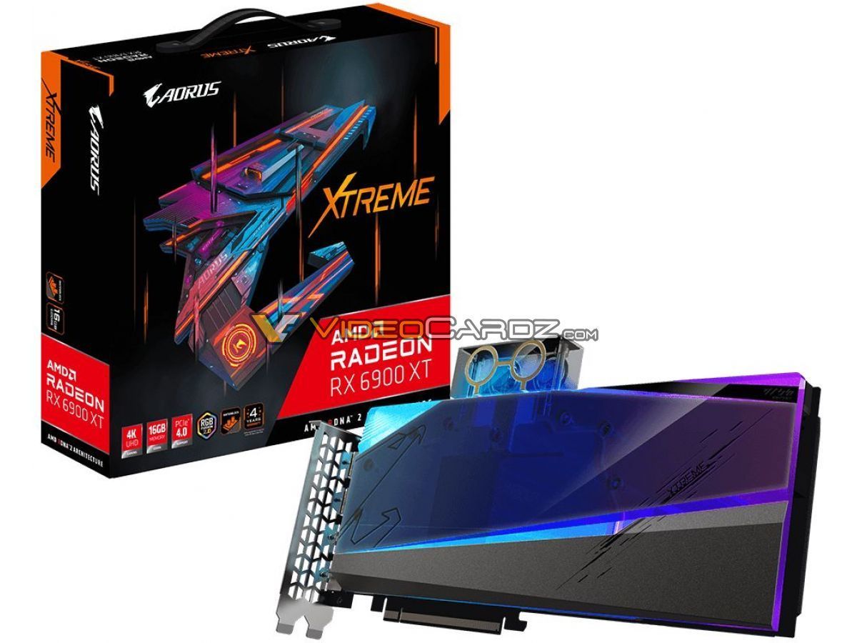 Radeon RX 6900 XT Aorus Xtreme WaterForce WB 16G