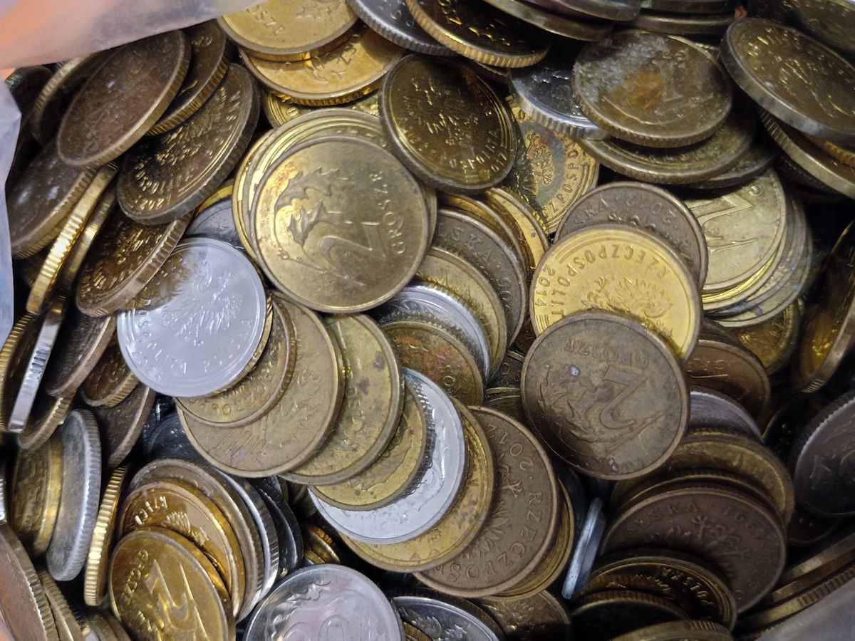 Znaleziono monety 