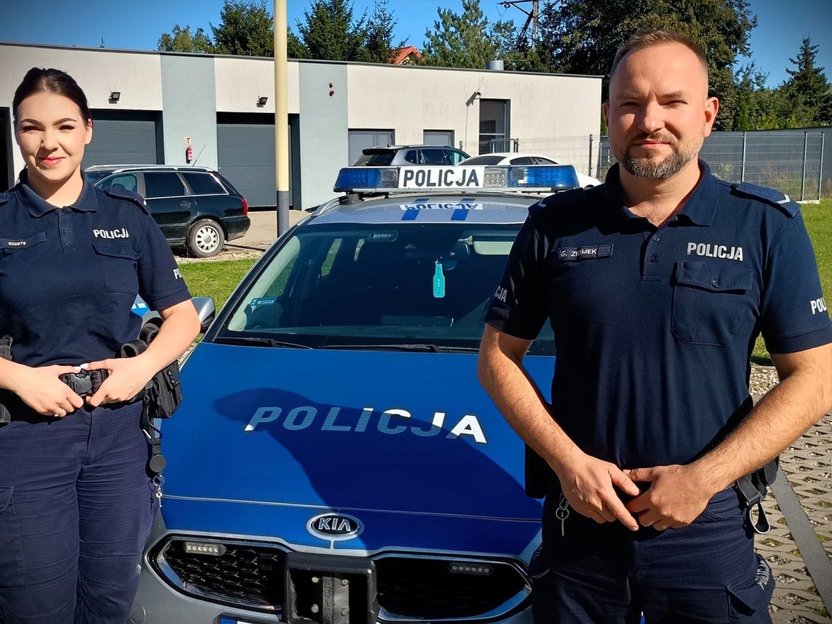 Policjanci uratowali mężczyznę