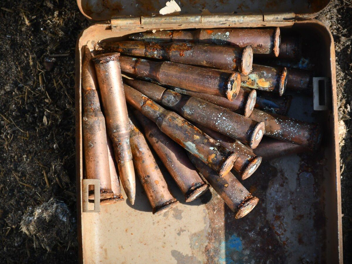 Zabezpieczona amunicja 