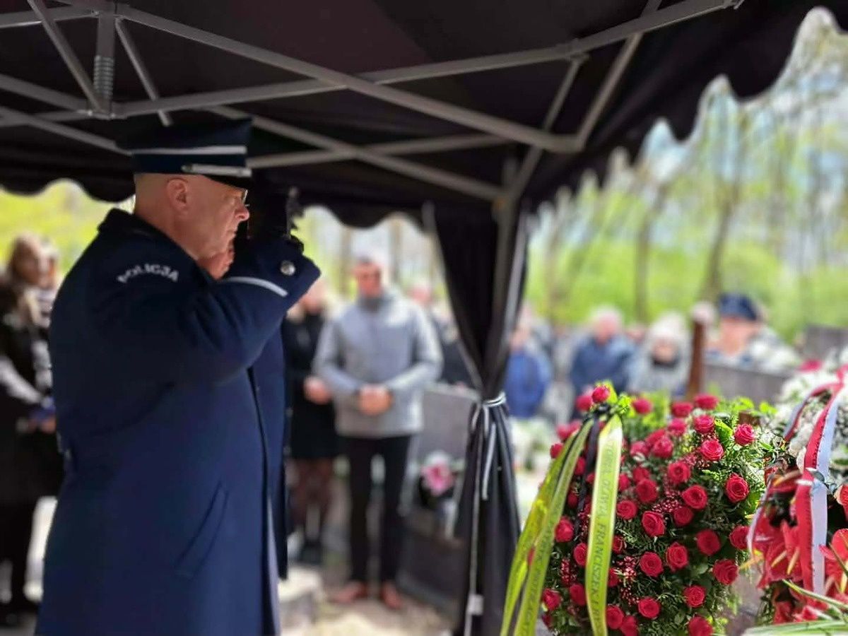 Pożegnanie podinspektora Artura Mroczka 