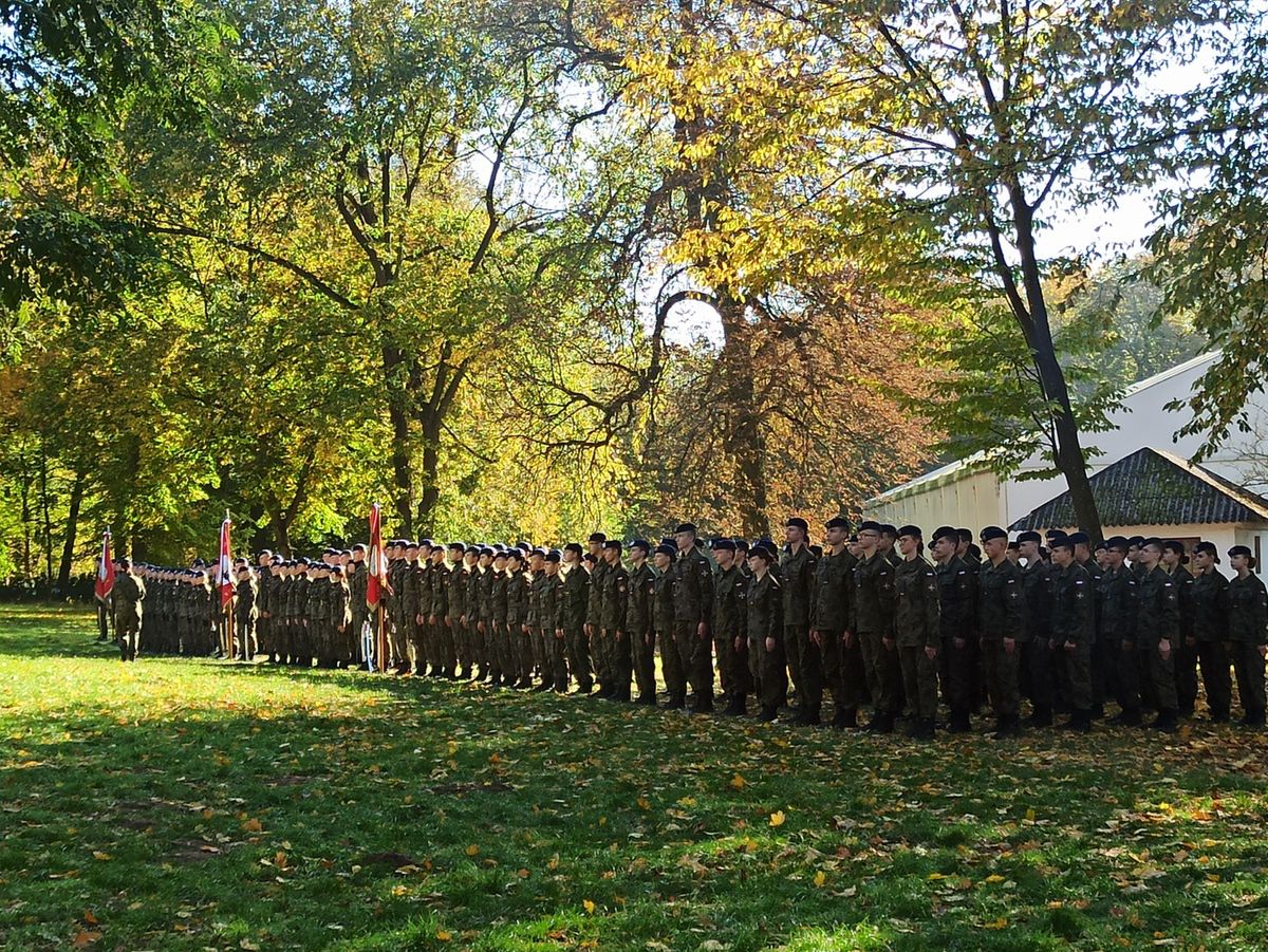 Ślubwoanie kadetów