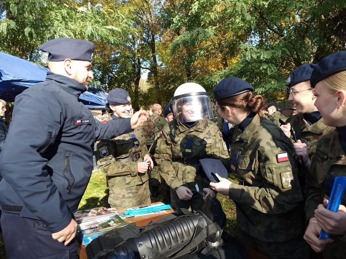 Ślubwoanie kadetów