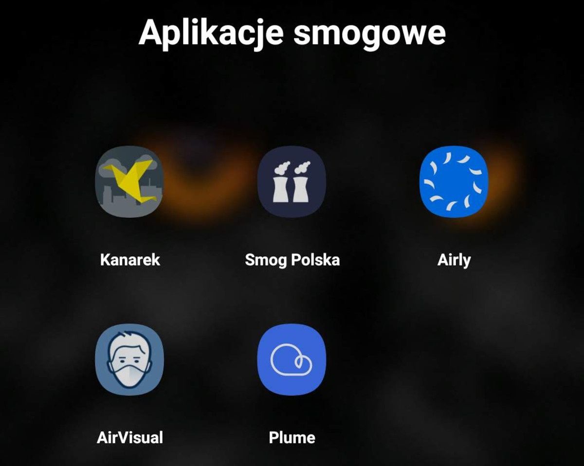 aplikacje smogowe