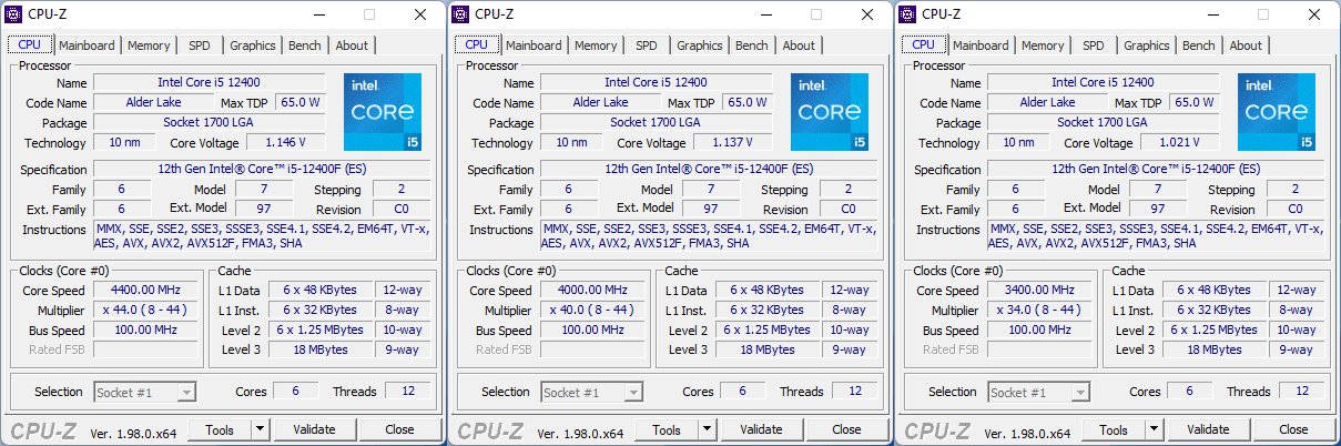 Intel Core i5-12400F