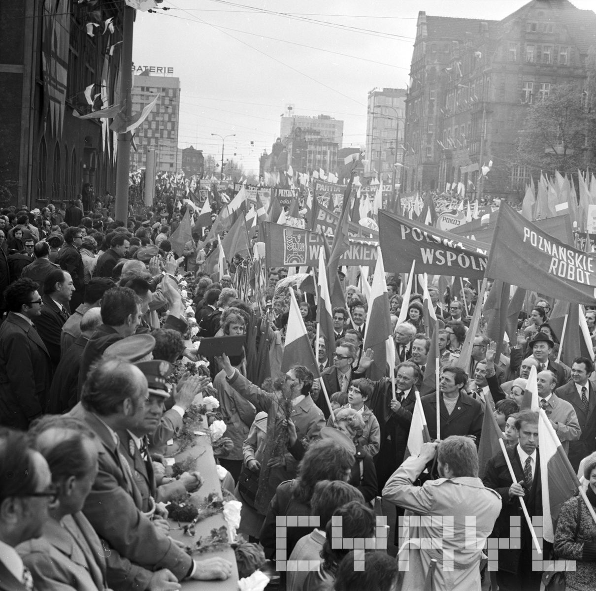 Pochody pierwszomajowe w Poznaniu w latach 1974-1975