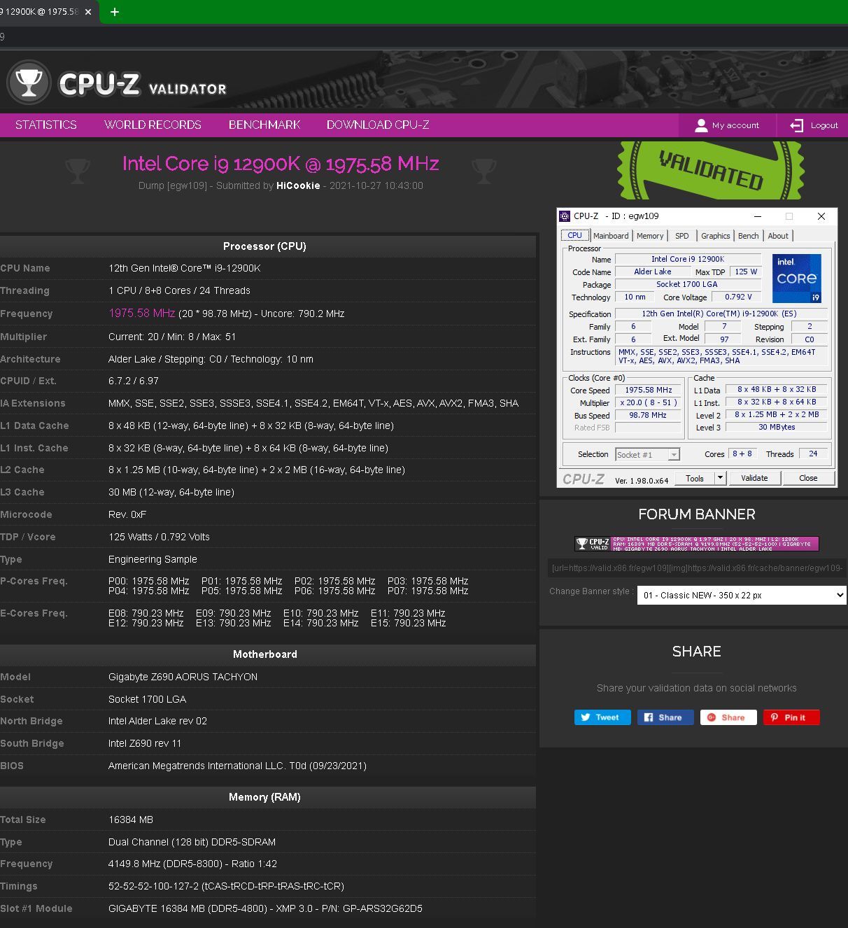 Rekord podkręcania pamięci DDR5 RAM