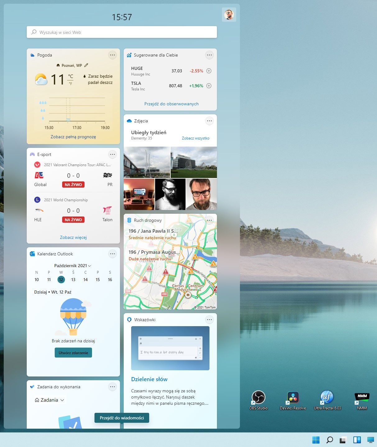 Windows 11 widżety