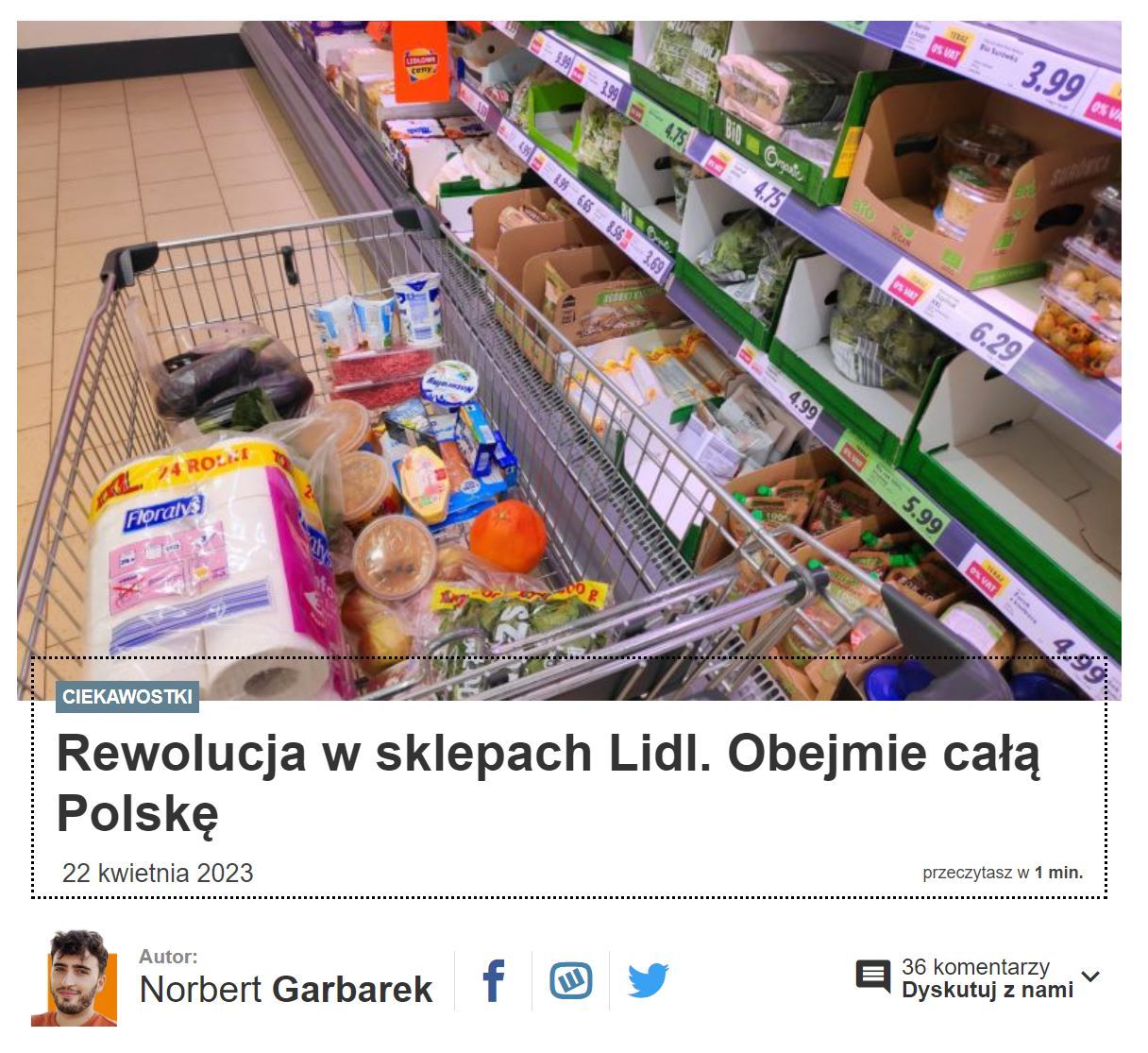 Rewolucja w Lidlu
