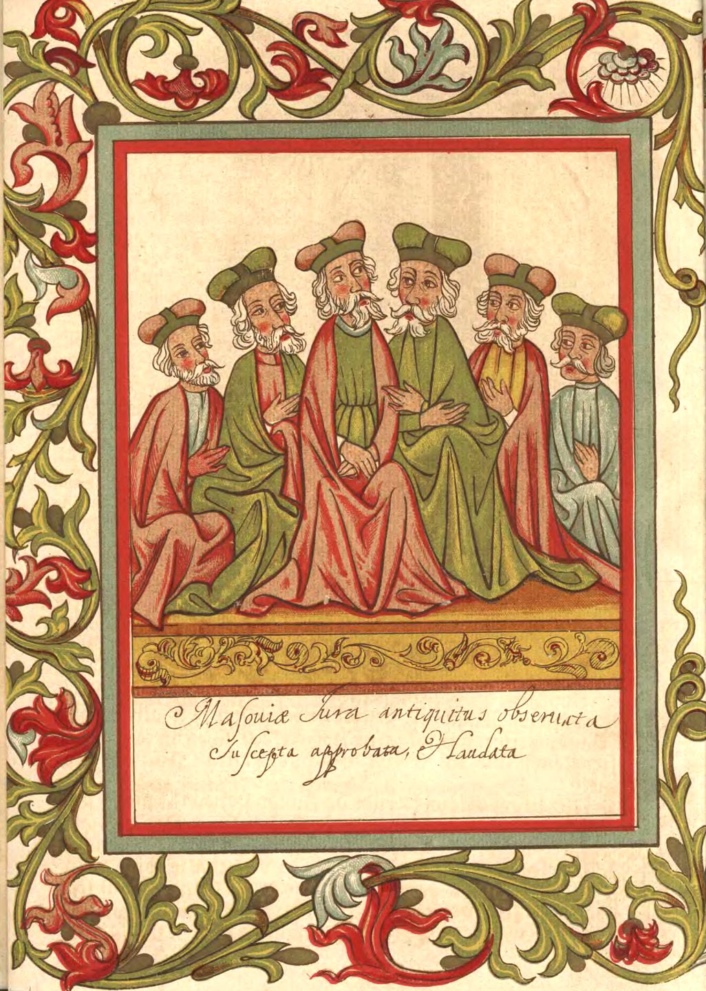 rycina z „Prawa książąt mazowieckich"