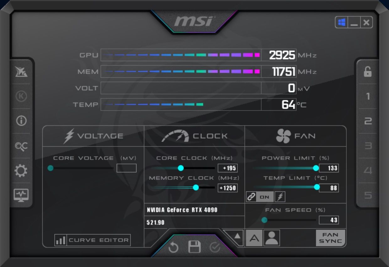 MSI Afterburner