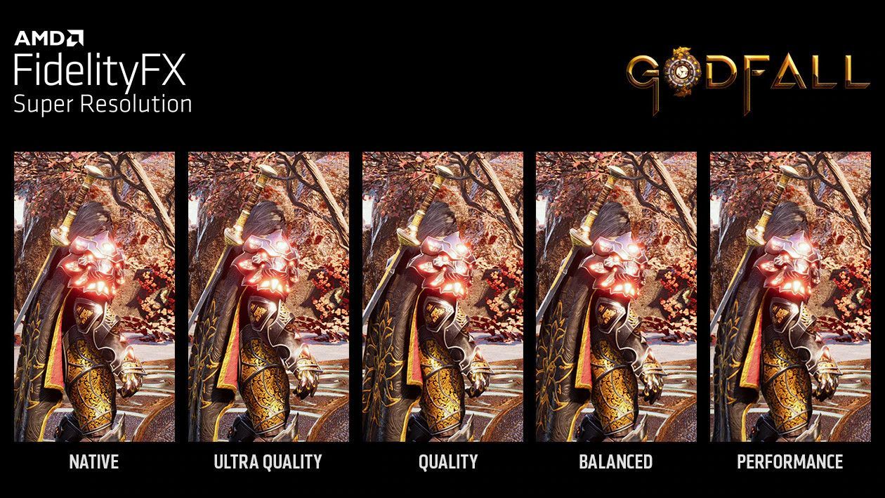 AMD FidelityFX Super Resolution - porównanie ustawień