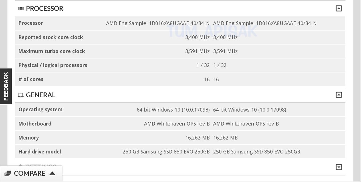 AMD Ryzen Threadripper 2950X - ES