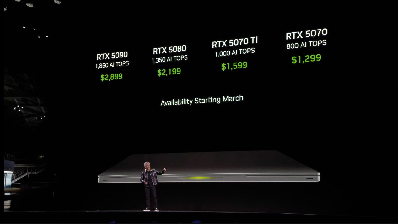 GeForce RTX 5000 - zapowiedź laptopów