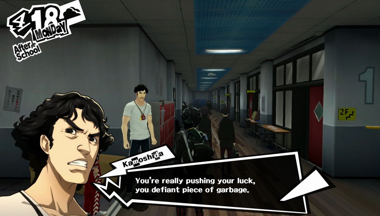 Persona 5 - ochrzan od nauczyciela