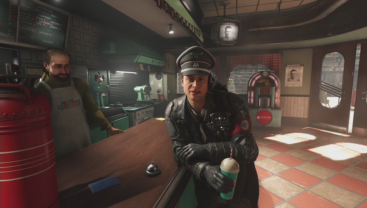 Wolfenstein II: The New Colossus - milkshake