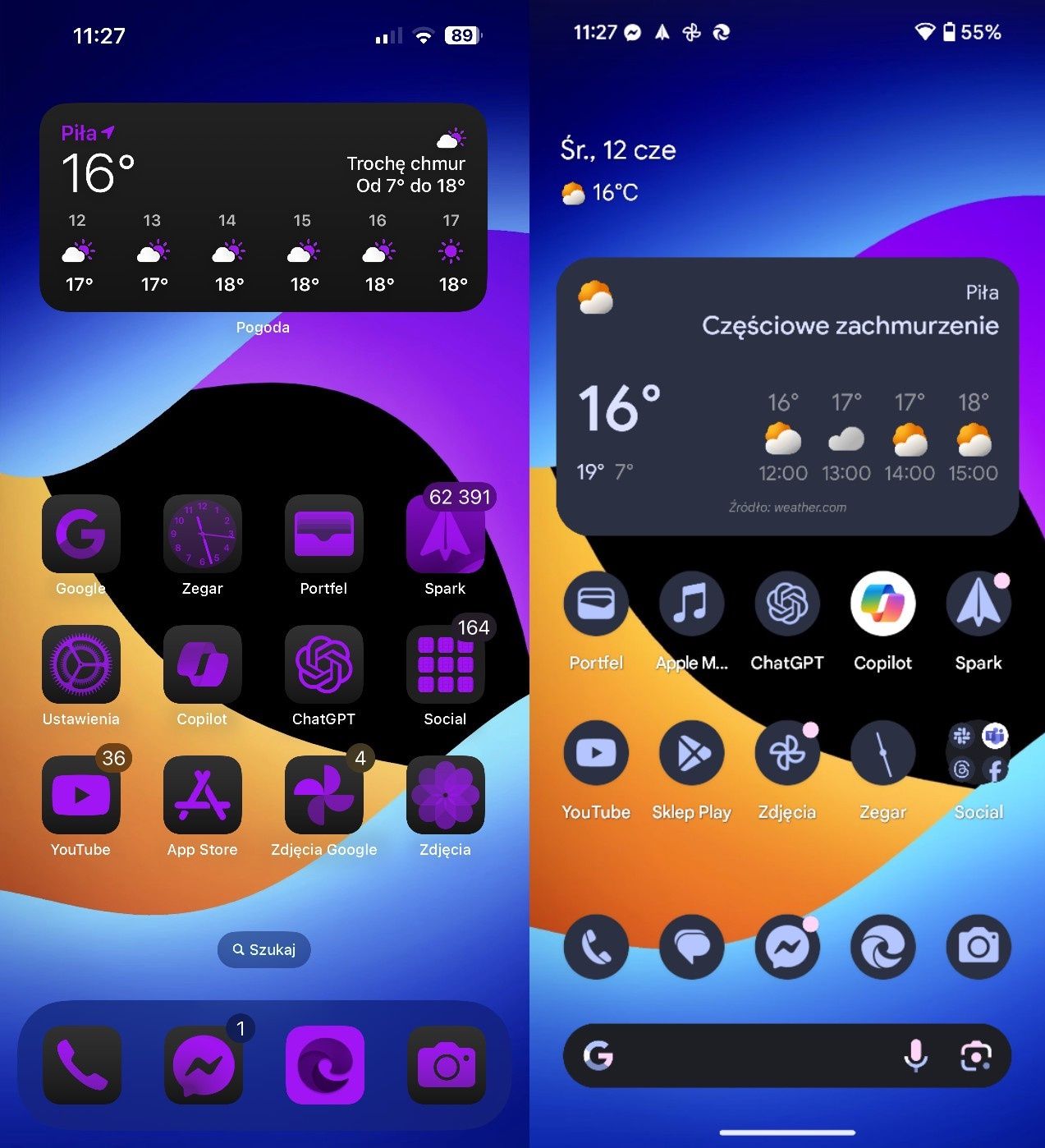 iOS 18 kontra Android 14
