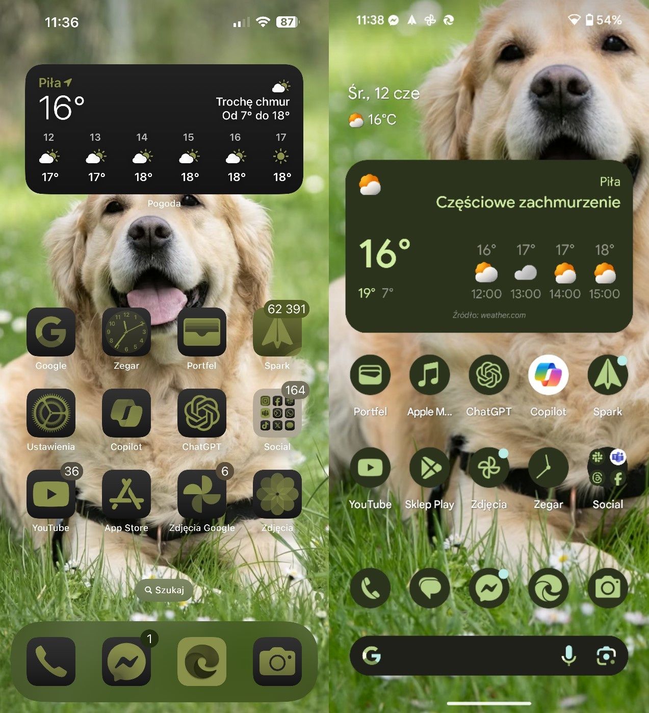 iOS 18 kontra Android 14