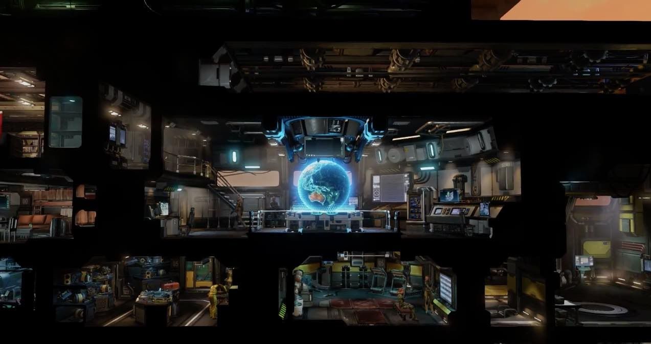 XCOM 2 - mobilna baza na statku