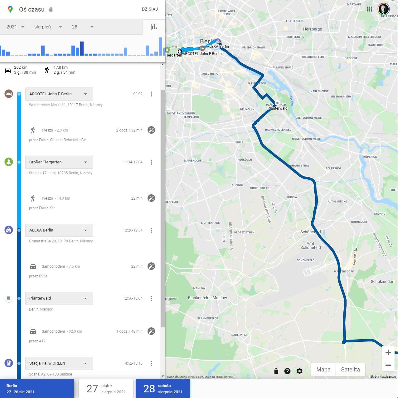 Google Timeline