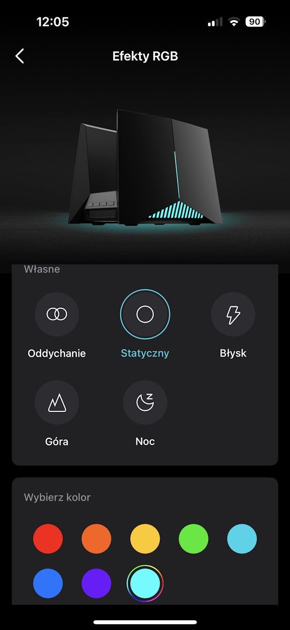 TP-Link Archer GE800 - aplikacja mobilna konfiguracja 11