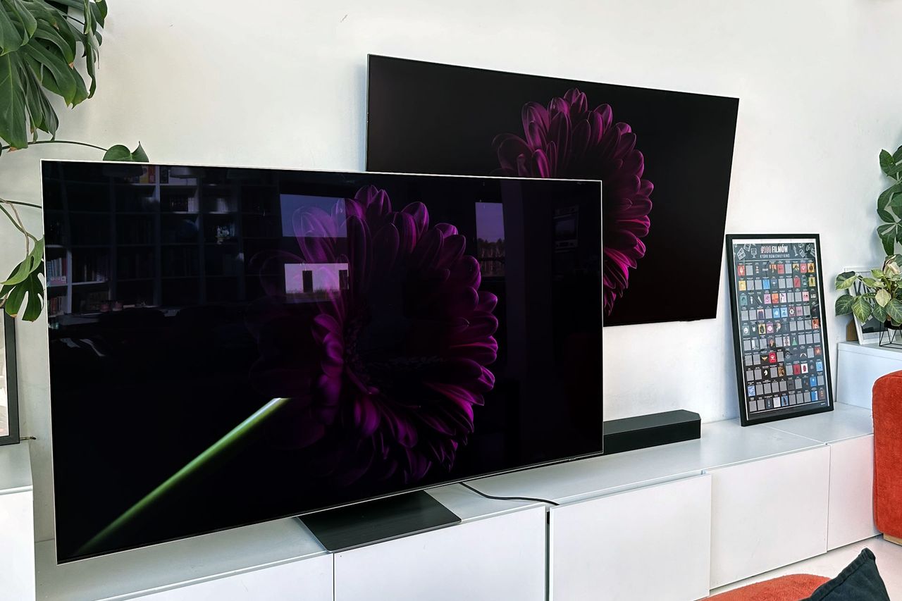 Samsung OLED S95D - porównanie z S95B z błyszczącą powłoką nr 3