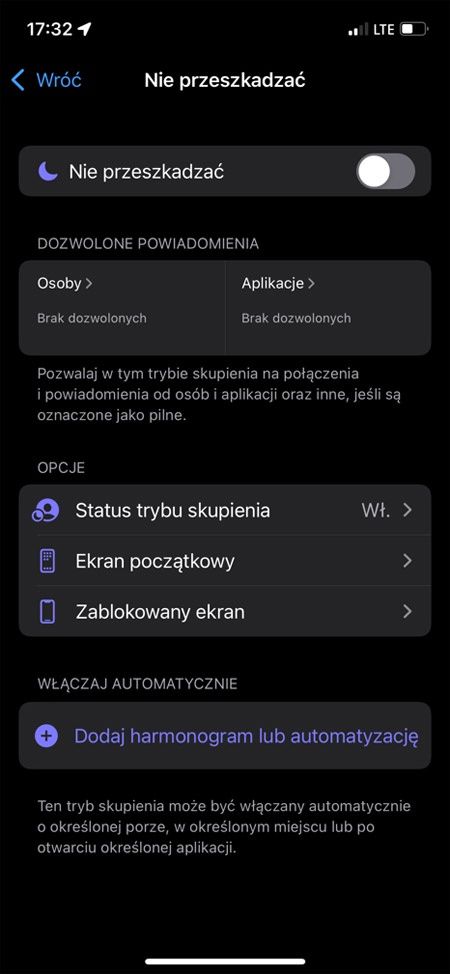 nie przeszkadzać